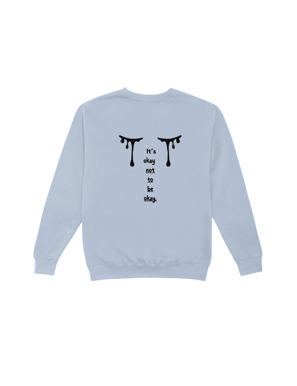 Dusty Blue Crewneck Sweatshirt
