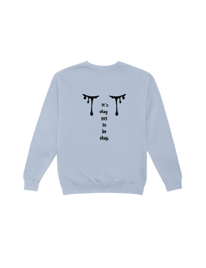 Dusty Blue Crewneck Sweatshirt