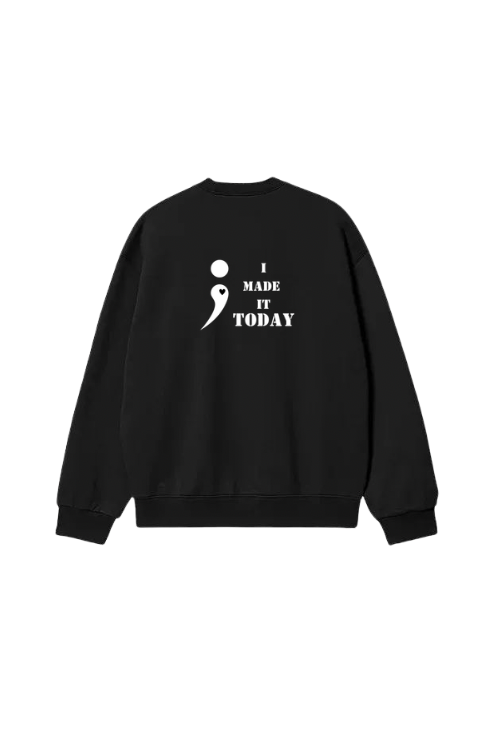 Black Crewneck Jumper