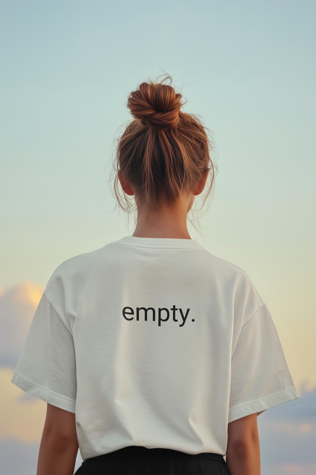 Empty Oversized Tees -Rtys3 Minimalist Apparel