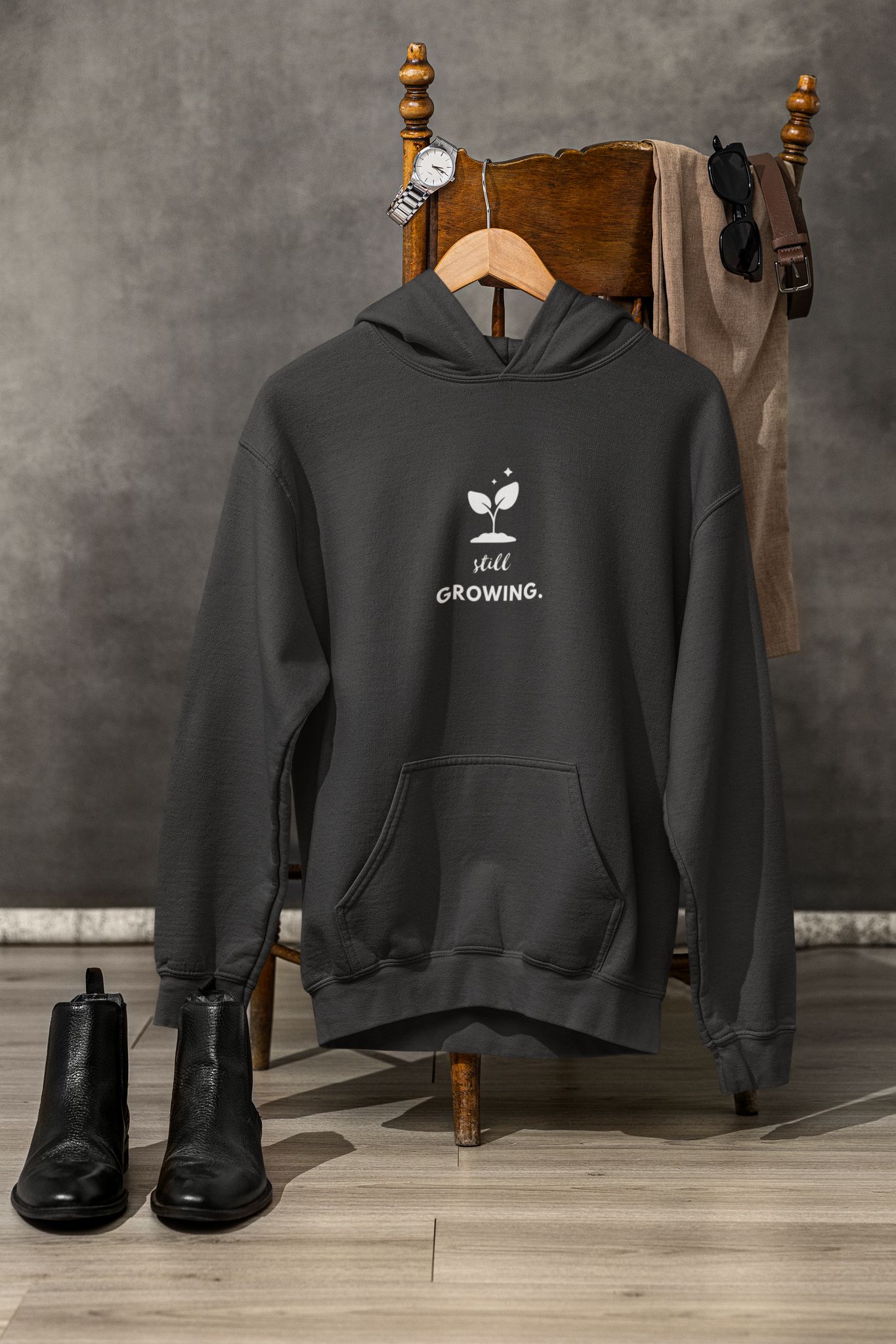 Still growing hoodie