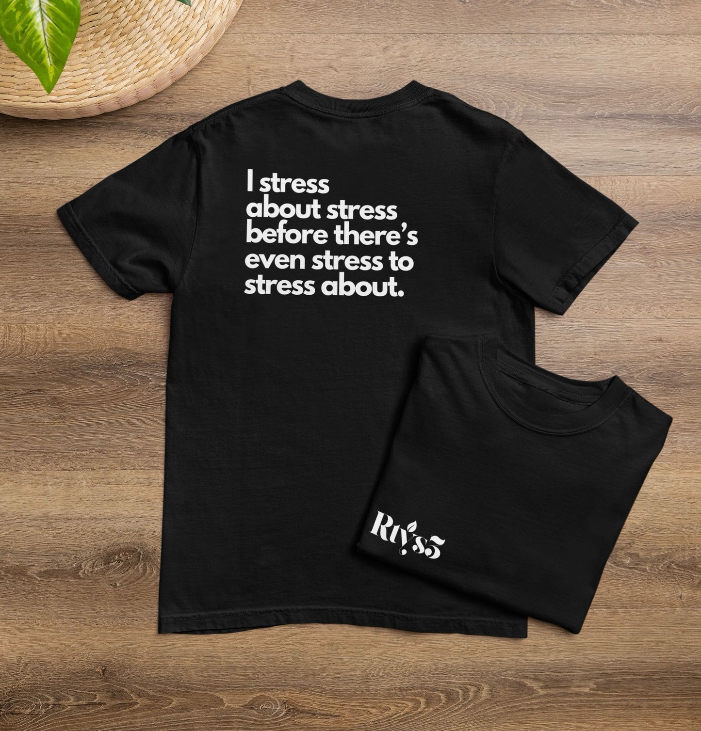 I Stress About Stress Oversized Tees