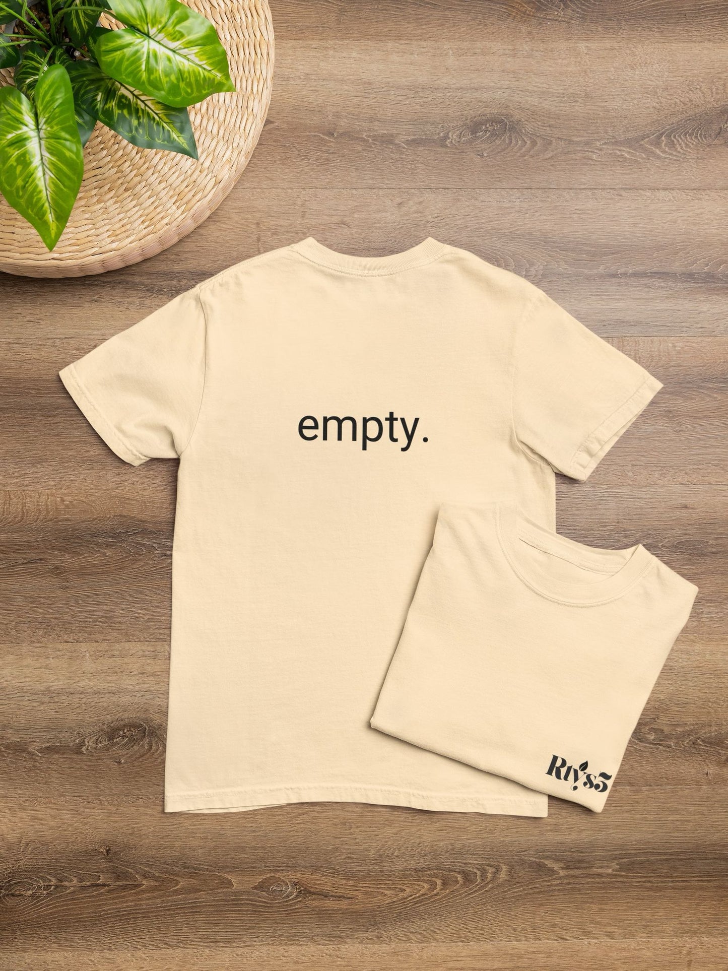 Empty Oversized Tees -Rtys3 Minimalist Apparel