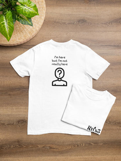 Not Really Here Oversized Tees -Rtys3 Minimalist Apparel